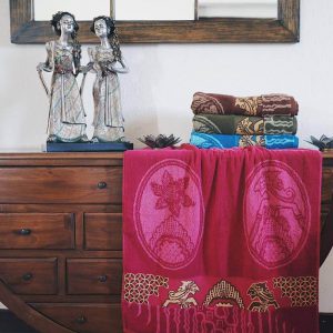 Handuk Magnolia Heritage Motif Wayang 70×140