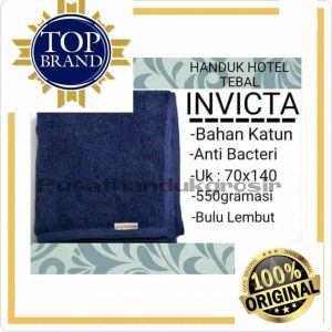 Handuk Hotel Tebal Invicta Biru Navy 70x140
