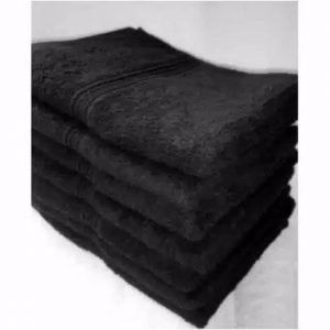 Handuk Mandi Hitam Dewasa 70x140